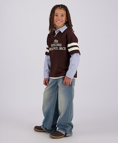 Jongens T-shirt bruin