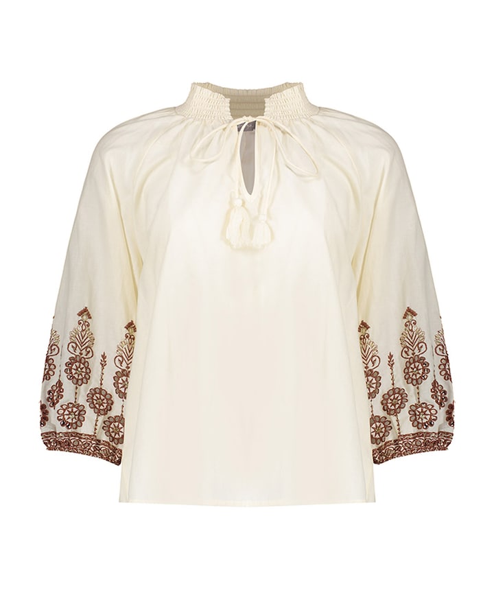 Dames blouse ecru