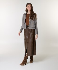 Dames rok bruin