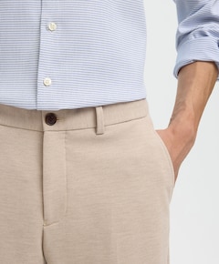 SLHSLIM-AITOR JERSEY TRS FLEX NOOS heren pantalon beige