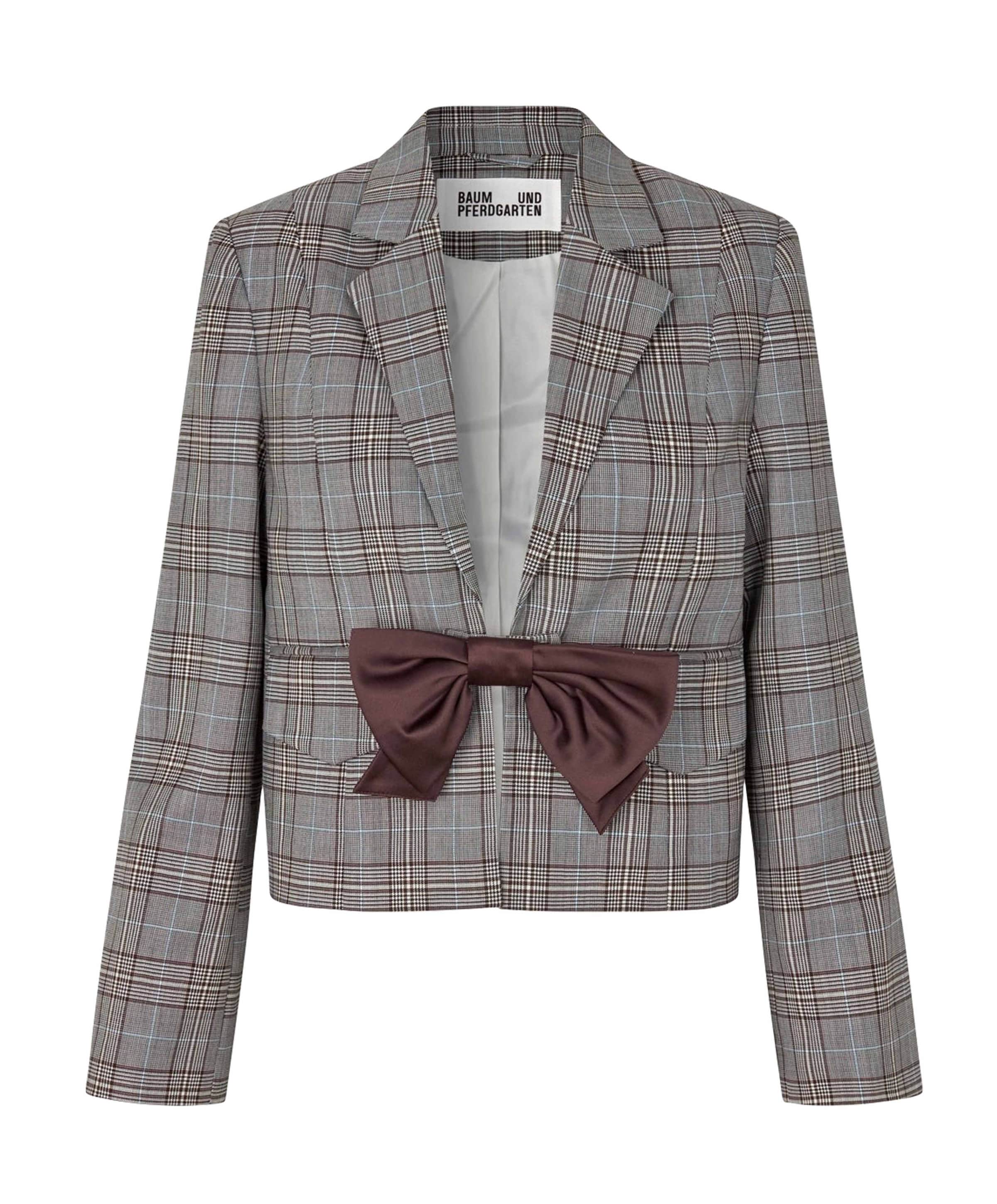 Dames blazer grijs