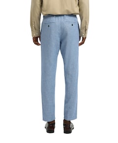 SLH172-SLIMTAPE BRODY LINEN PANT NO heren broek blauw