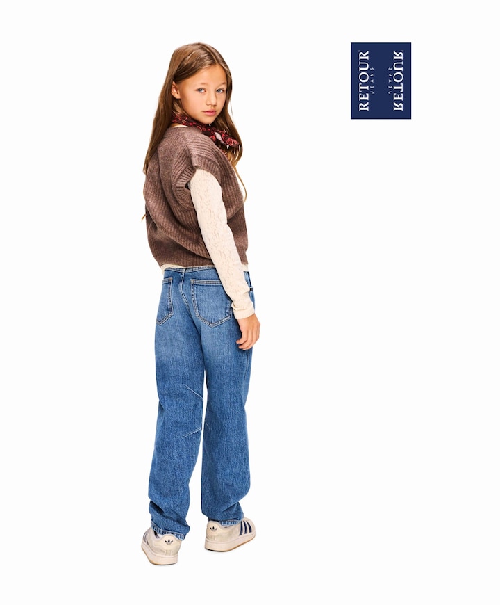 Pippa meisjes jeans blauw