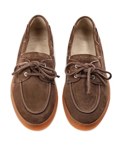 heren moccasins bruin