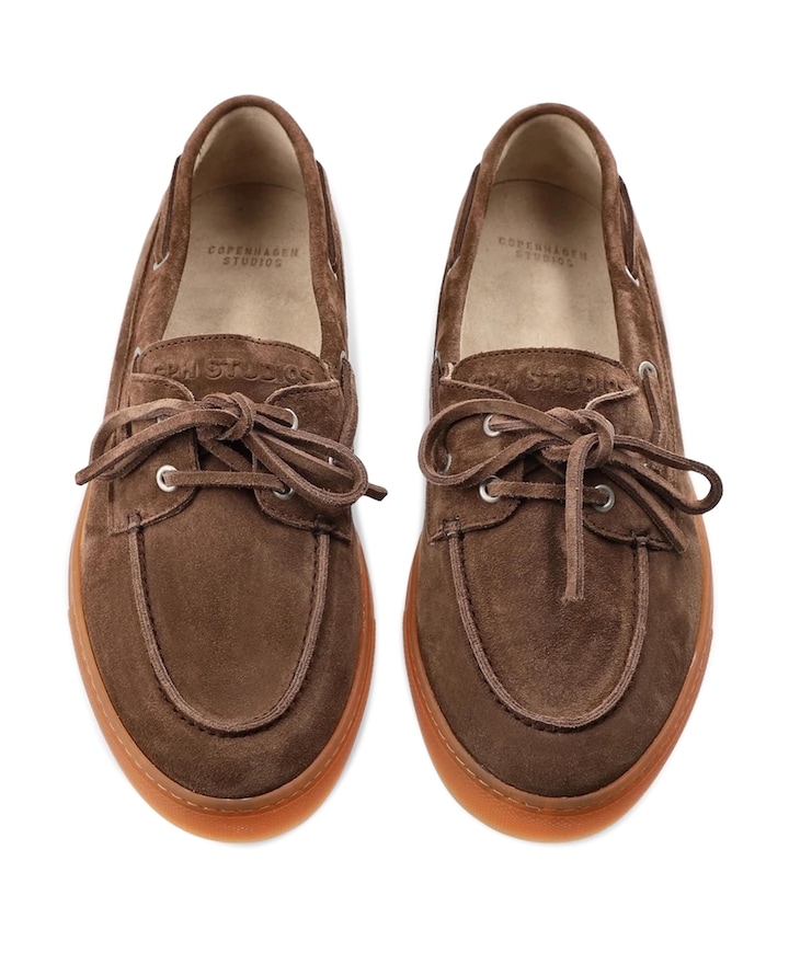 heren moccasins bruin