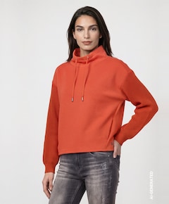Dames trui oranje