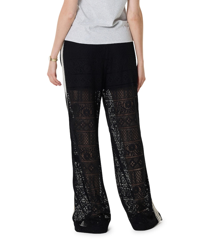 Utopia Lace Tie broek zwart