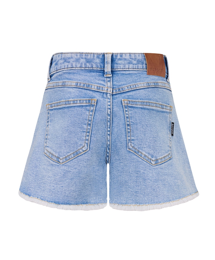 Coco meisjes korte broek blauw