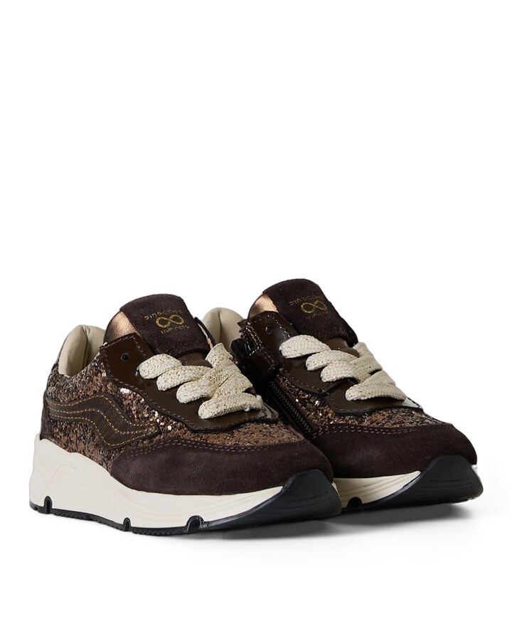 meisjes sneakers bruin