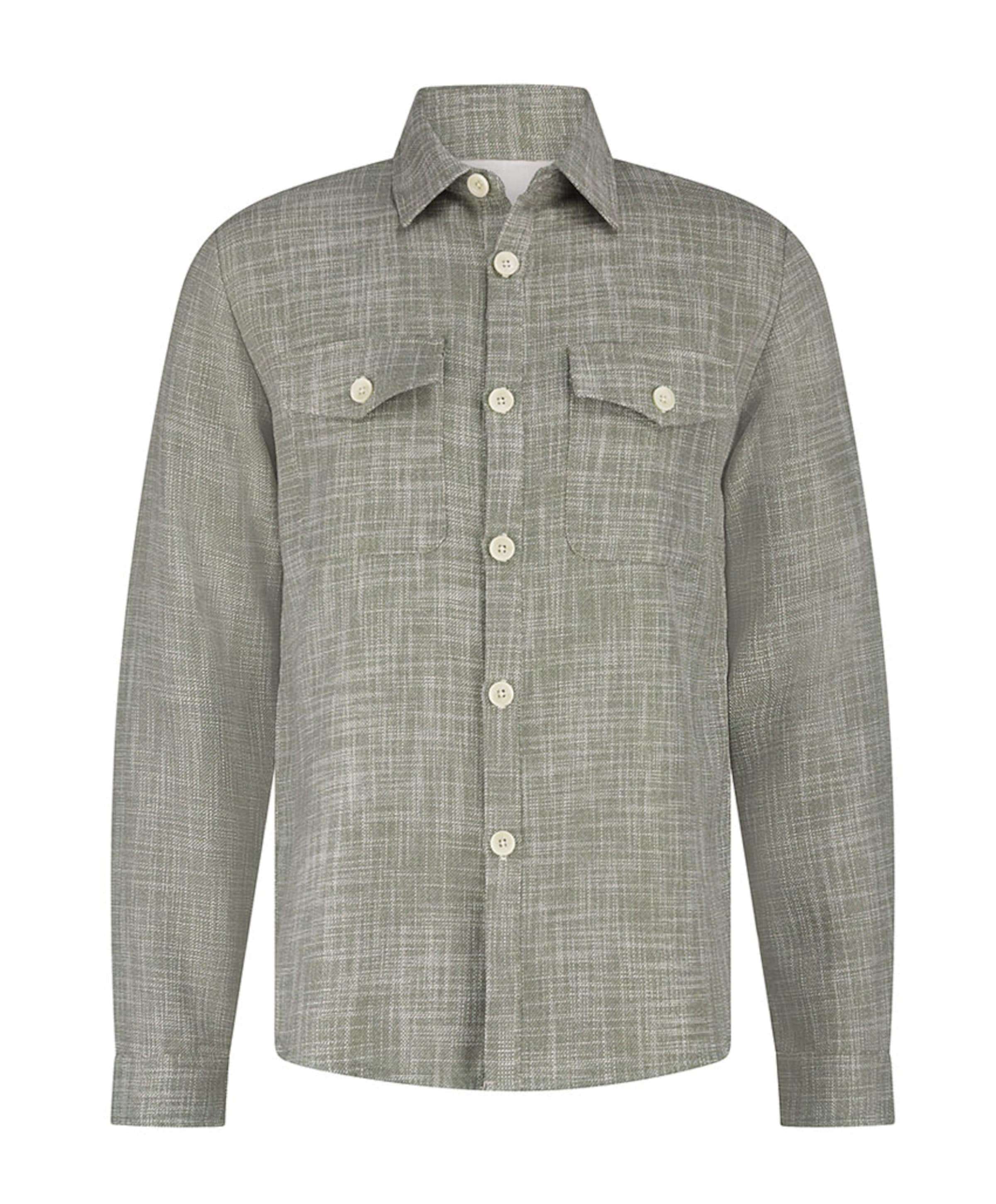Heren overshirt groen