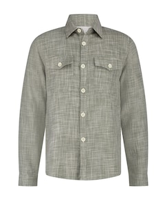 Heren overshirt groen