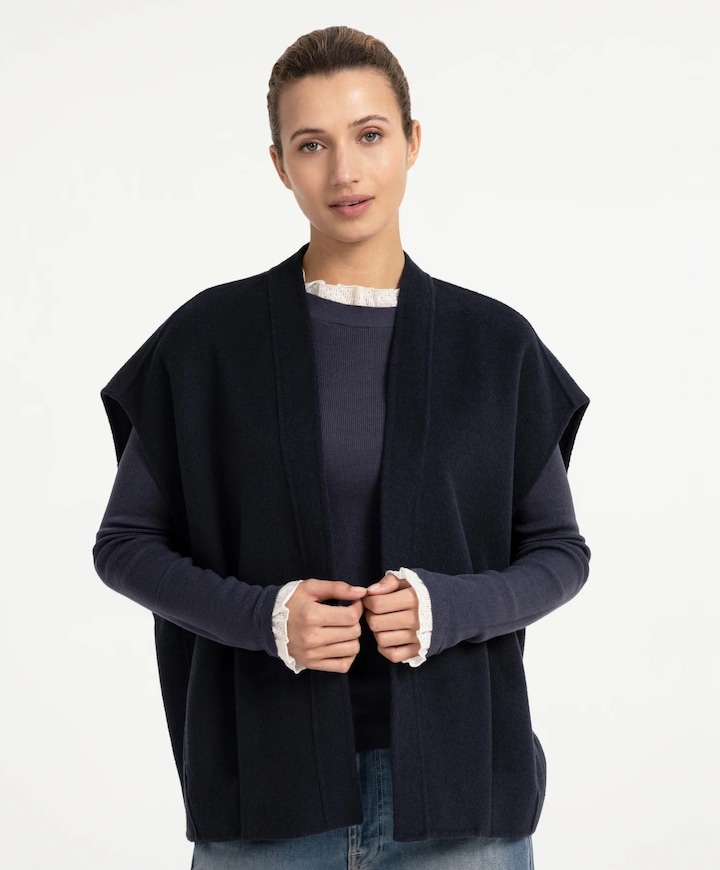 Dames gilet zwart