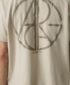 Heren T-shirt beige