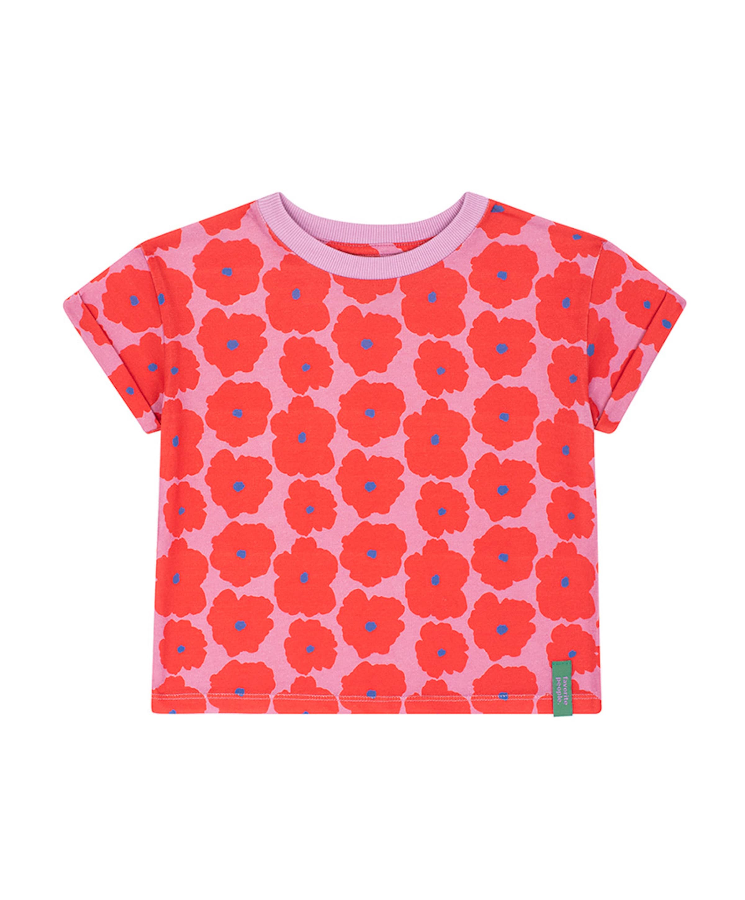 Meisjes t-shirt rood