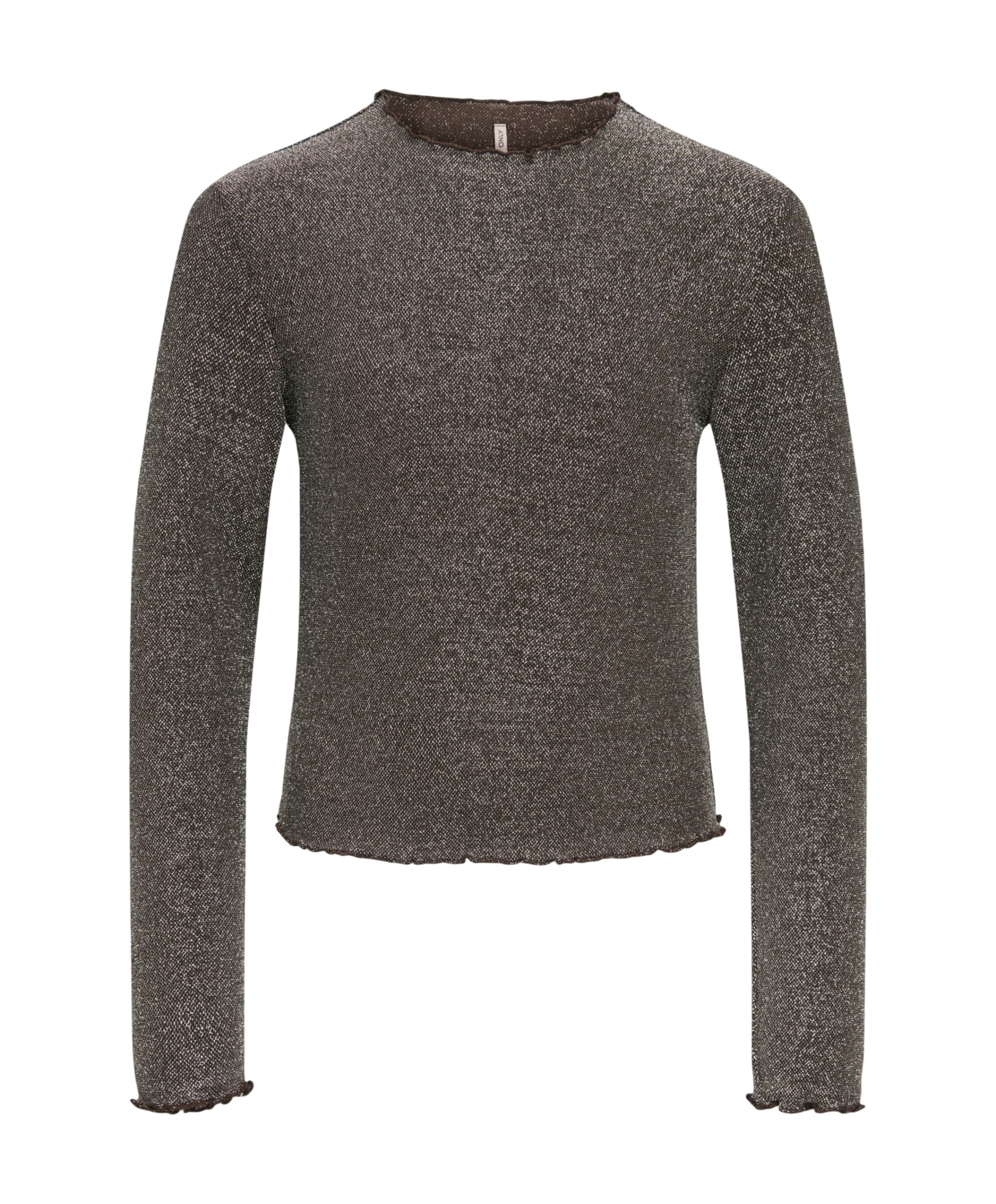 Meisjes longsleeve bruin