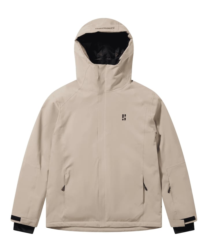 Heren ski-jas beige