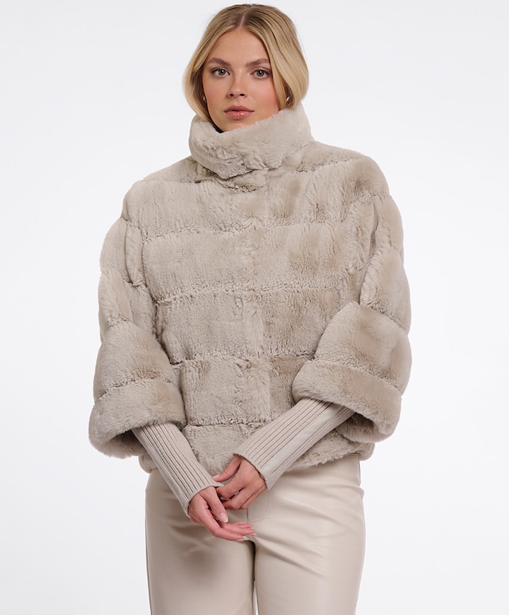 Dames jas beige