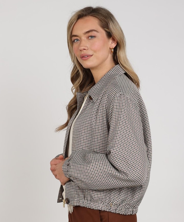 Dames jas beige