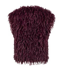 Dames gilet bordeaux