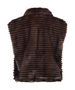 Dames gilet bruin