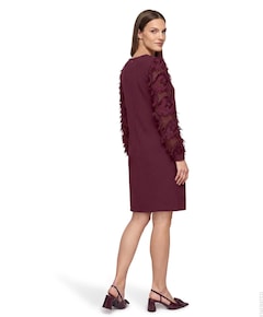 Dames jurk bordeaux