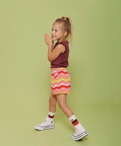 Meisjes top bordeaux