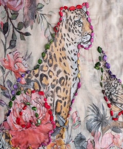 Dames sjaal multicolor