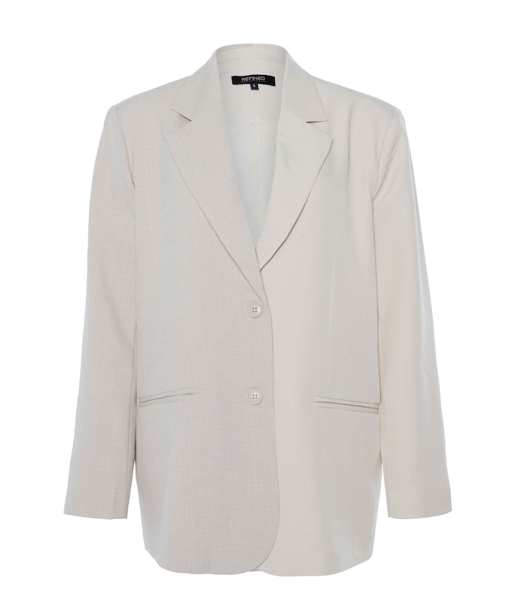 Dames blazer ecru
