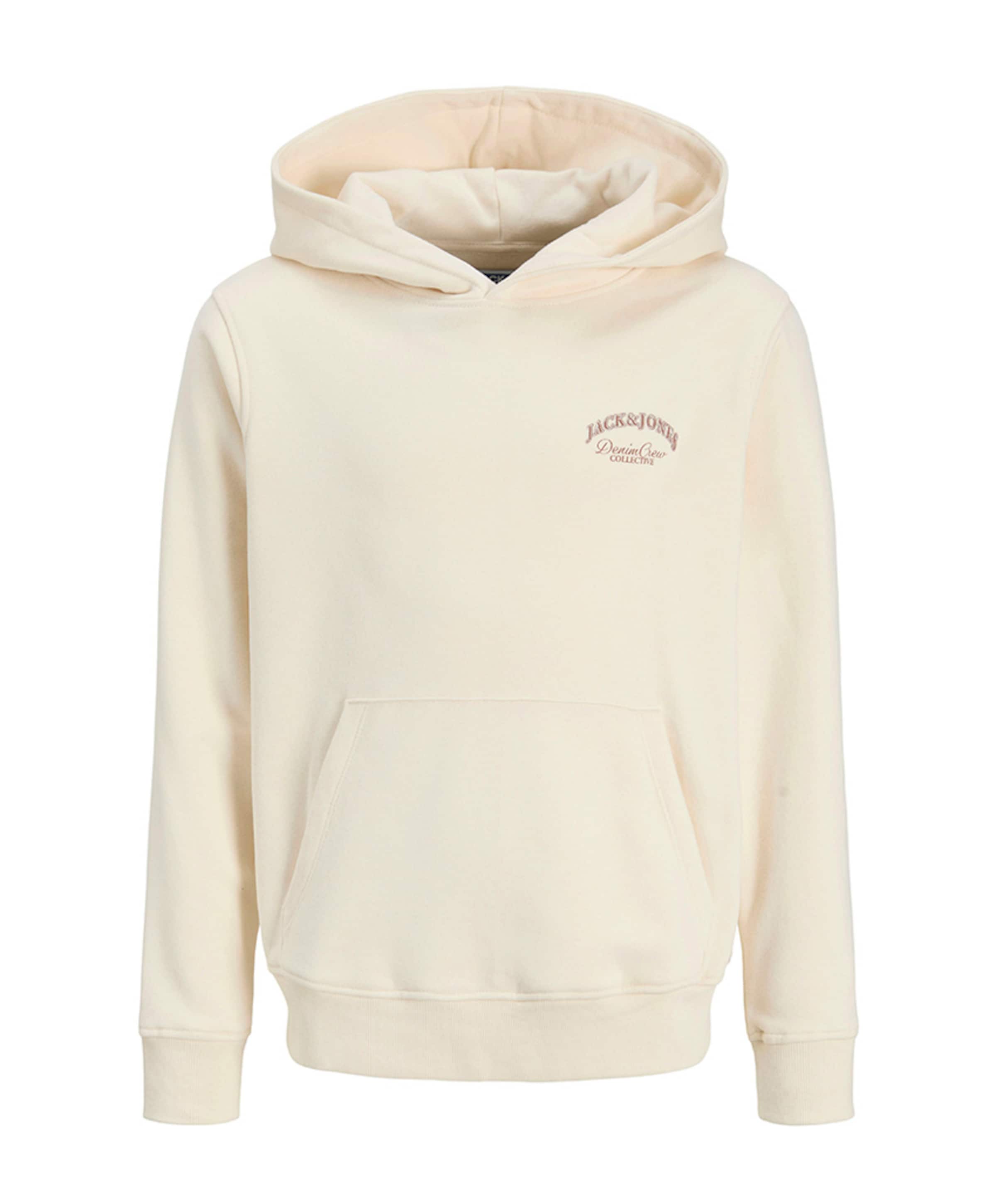 Jongens hoodie ecru