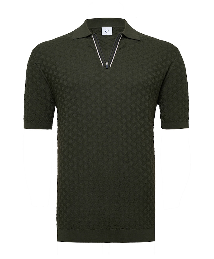 Heren polo groen