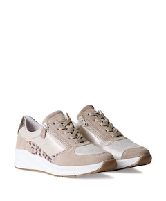 Zary  dames sneakers beige