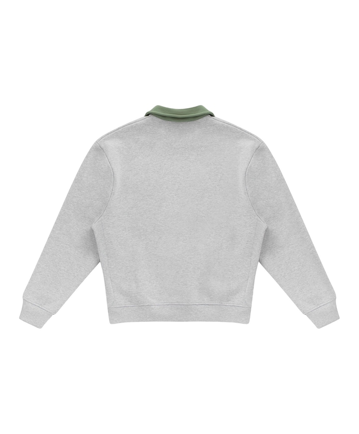 Heren polo grijs