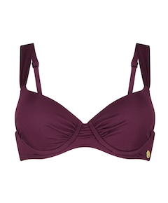 Dames bikinitop bordeaux