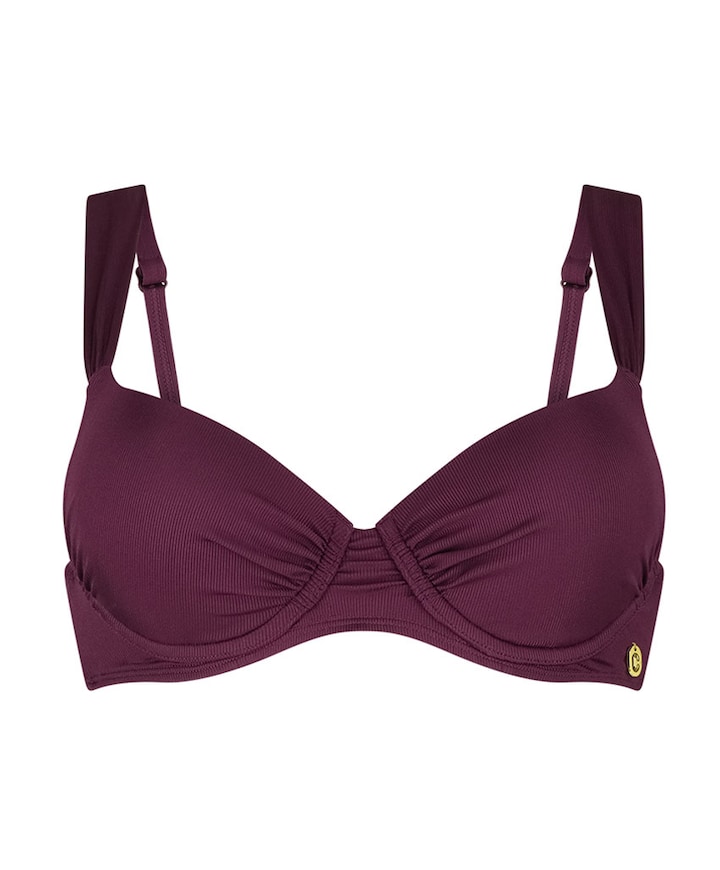 Dames bikinitop bordeaux
