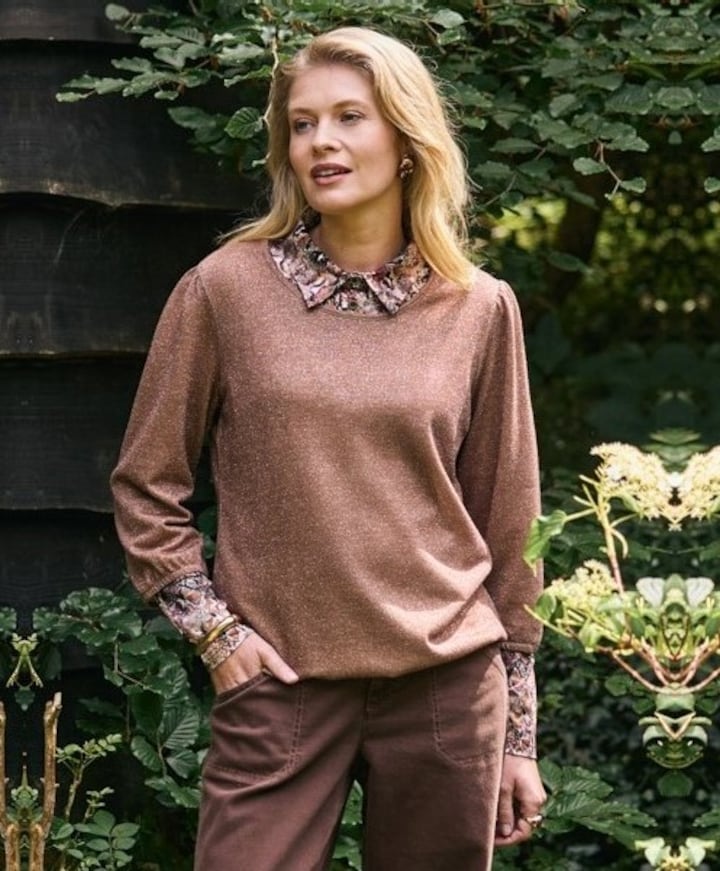 Dames blouse rood