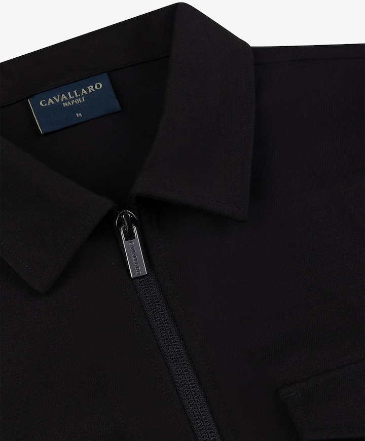 Heren overshirt zwart