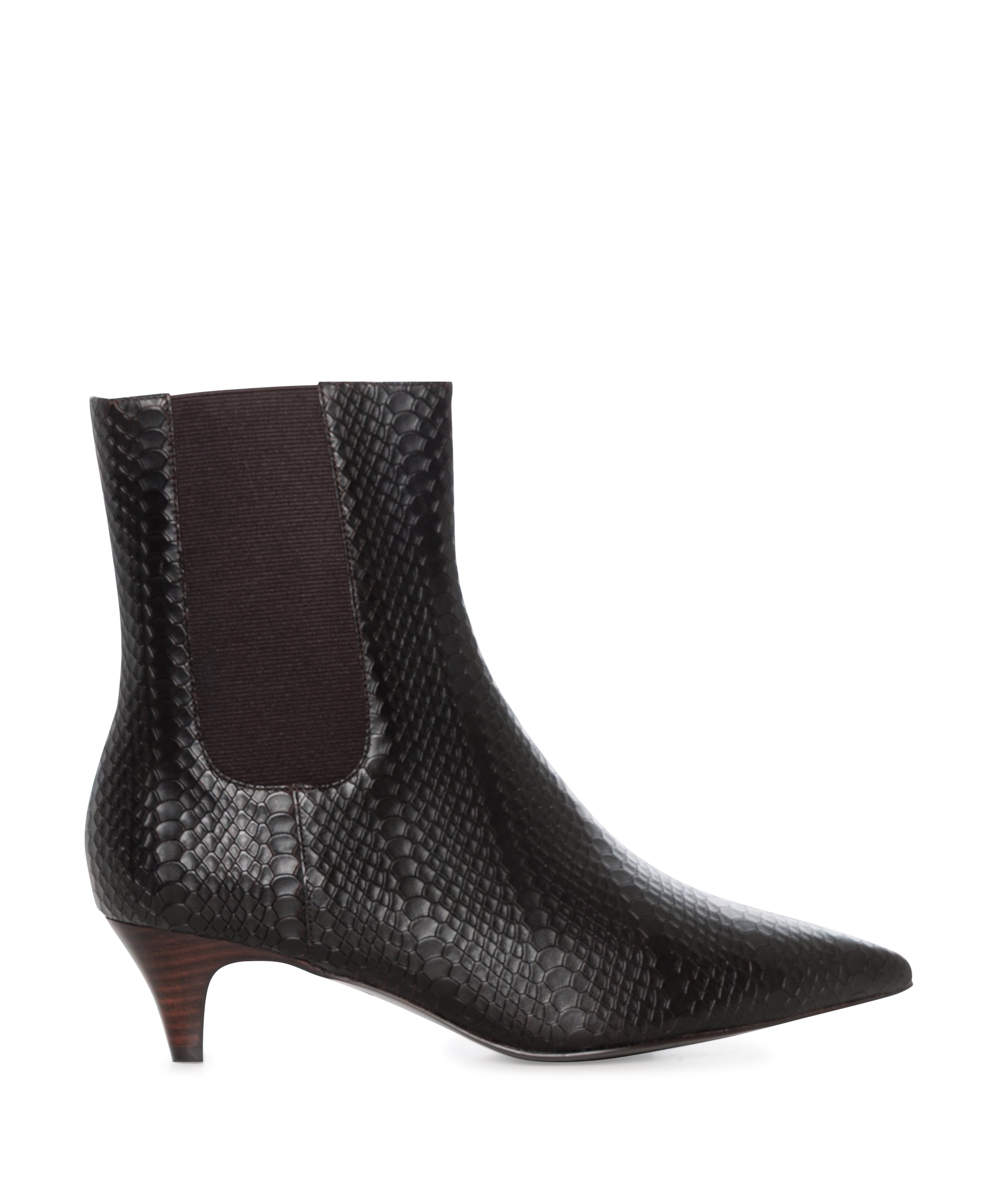 Women enkellaarzen bruin