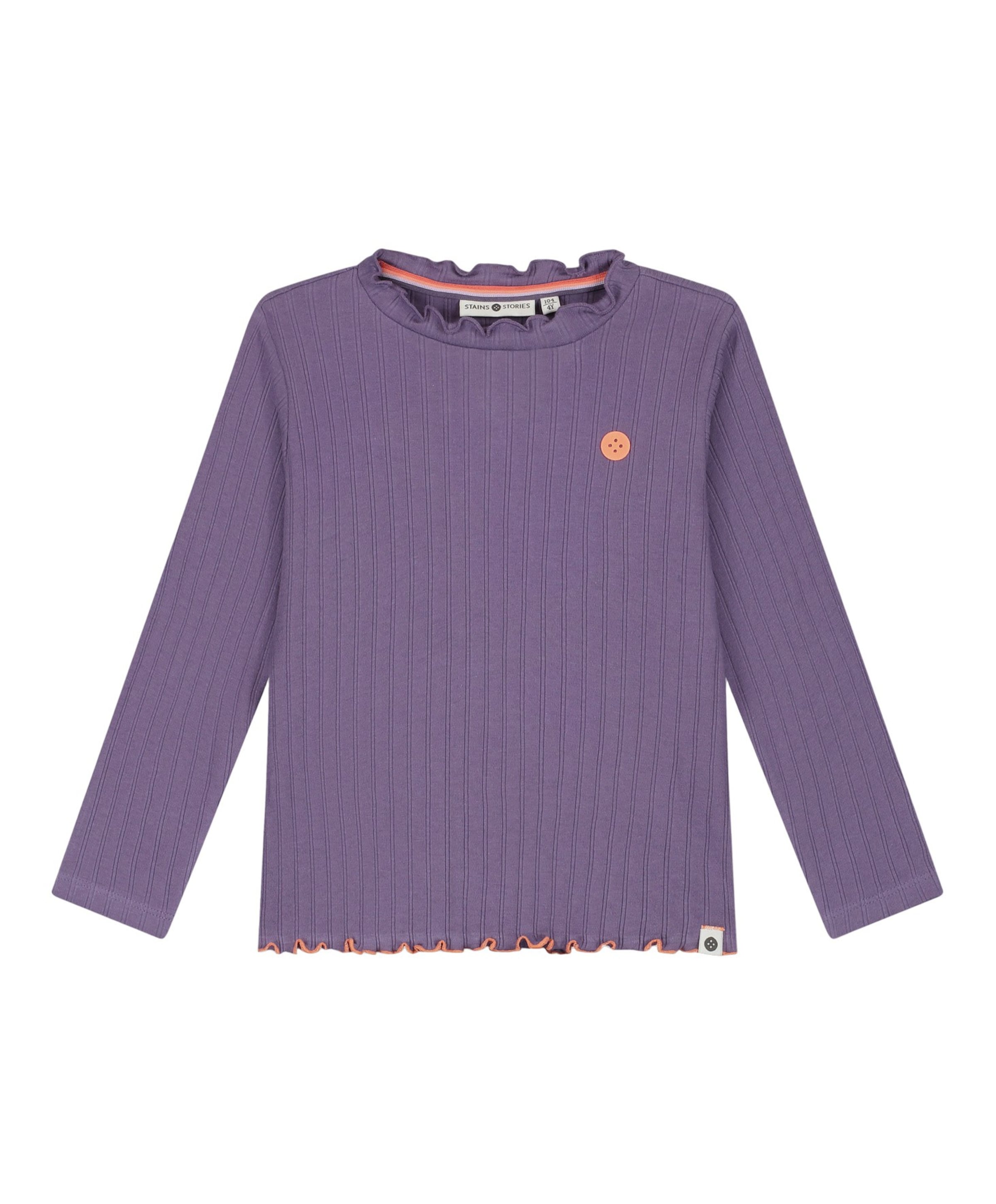 Meisjes longsleeve paars