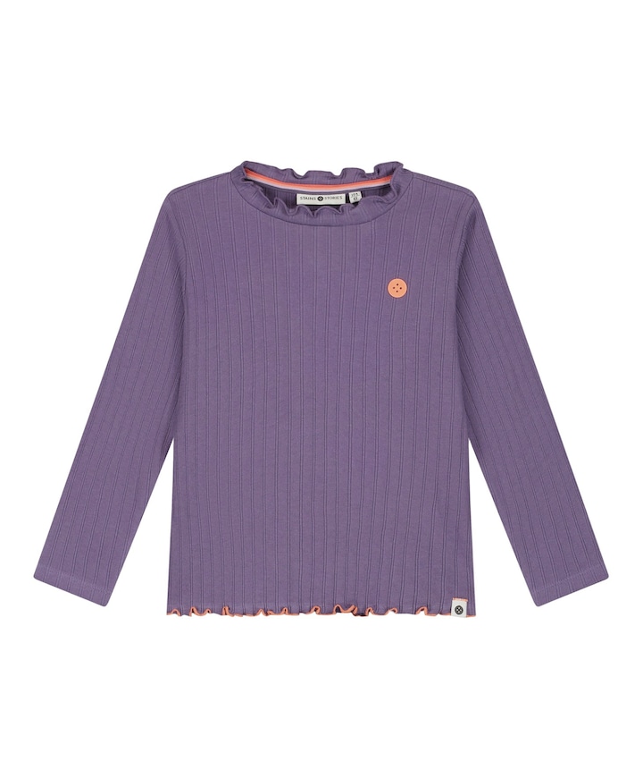 Meisjes longsleeve paars
