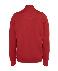 Heren trui met rits rood