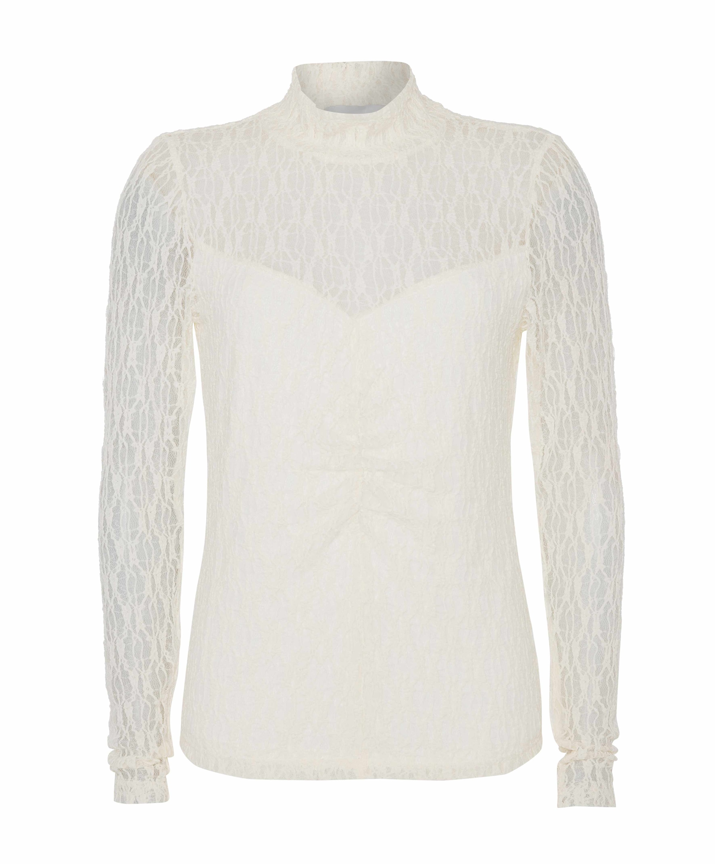 Dames top ecru