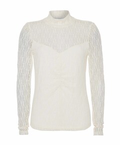 Dames top ecru