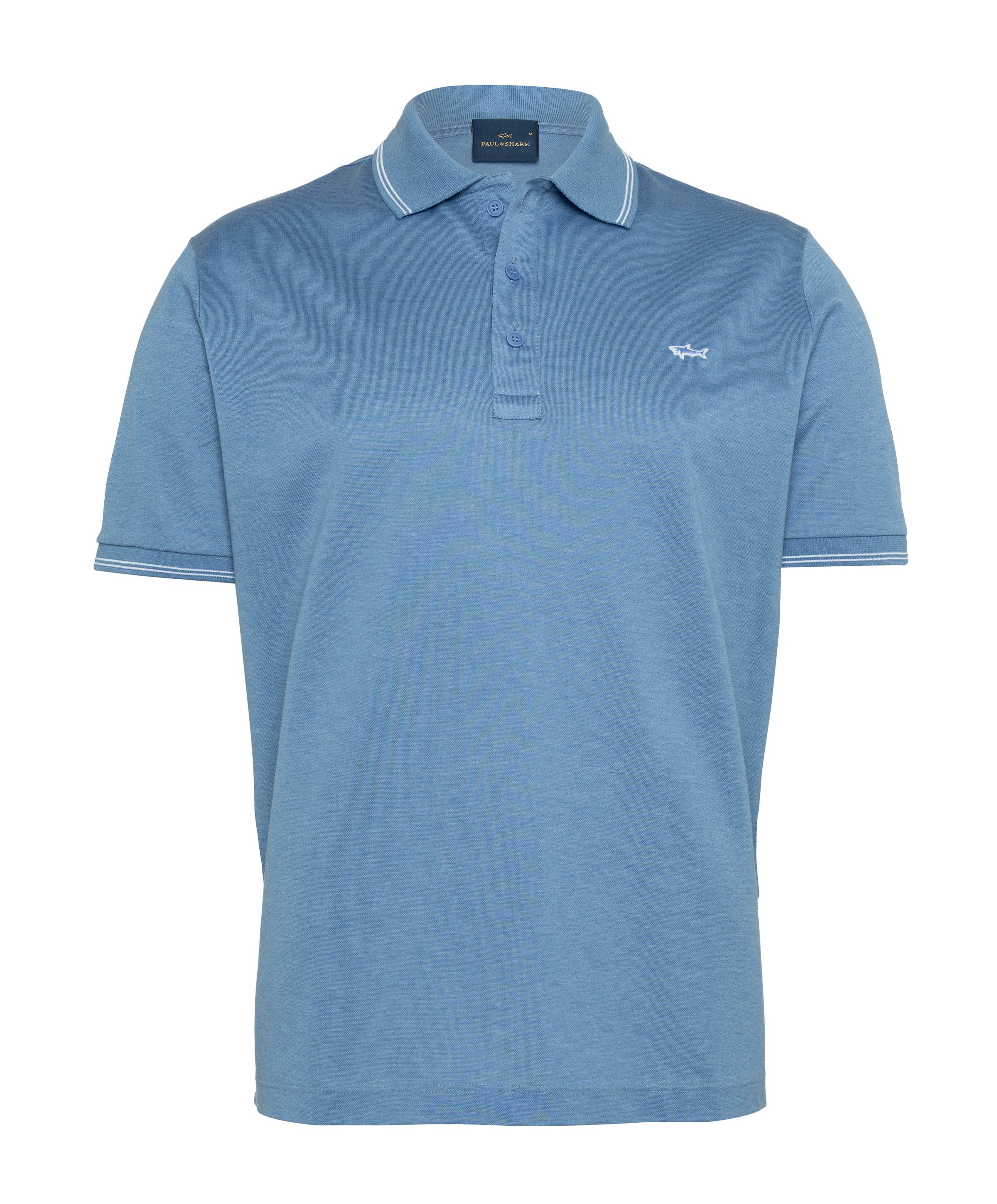 Heren polo blauw
