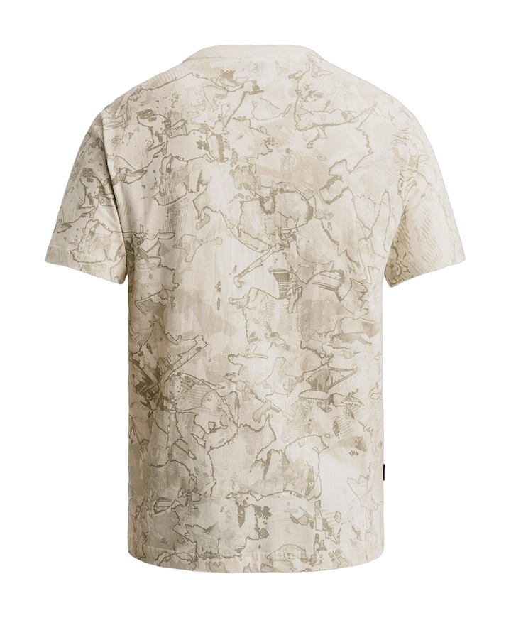 Heren T-shirt ecru