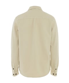 Heren overhemd lange mouw ecru