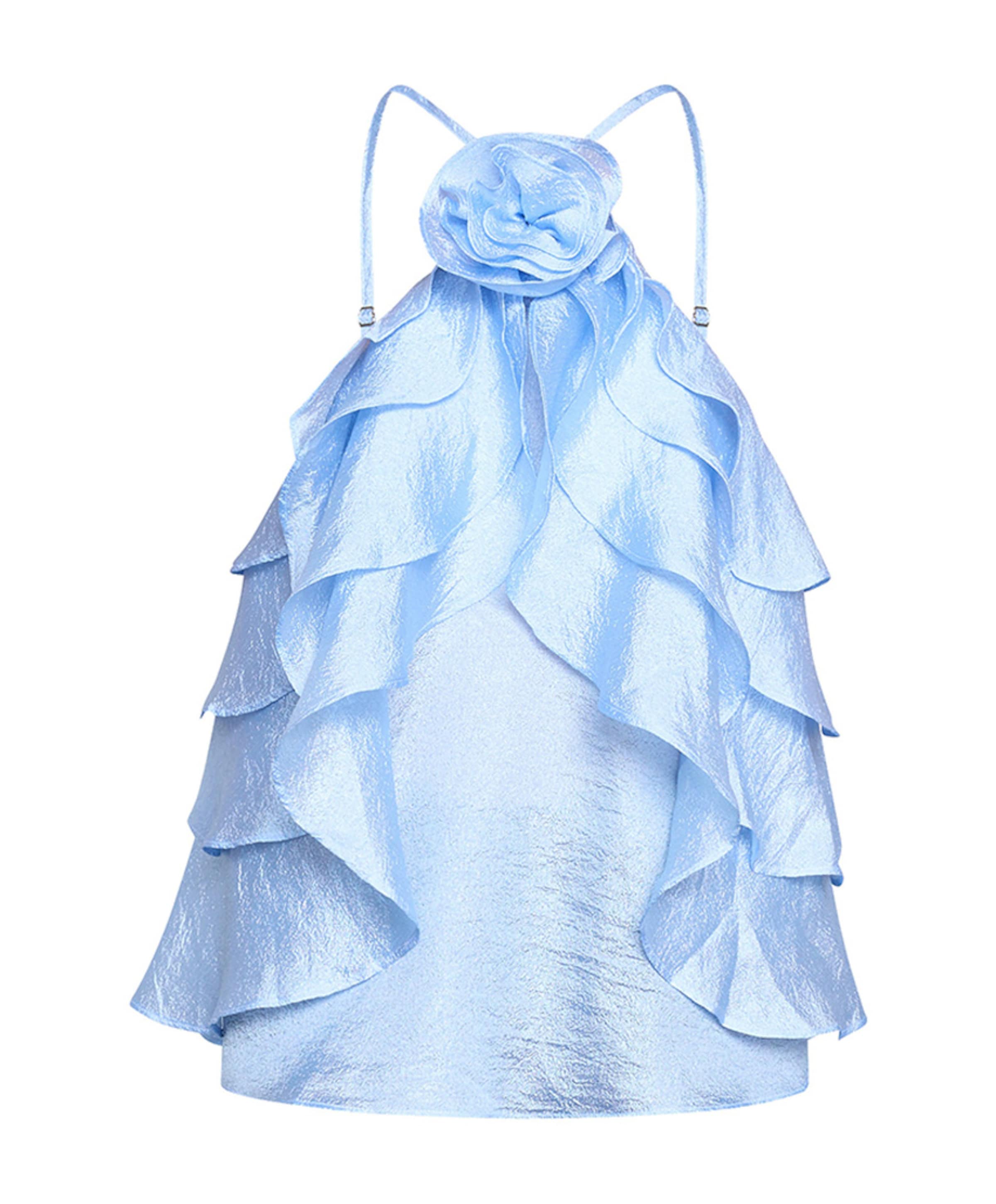 Dames top blauw