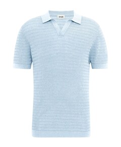 Heren polo blauw