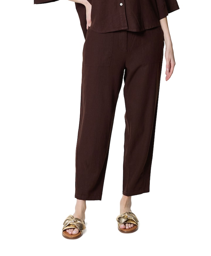 FQLAVA dames broek bruin