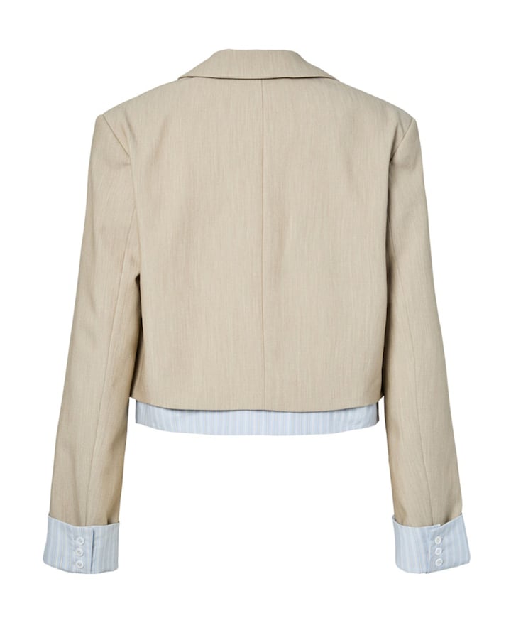 Dames blazer beige