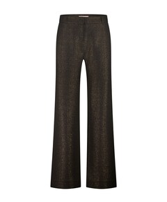 Lexie sparkle waffle broek zwart